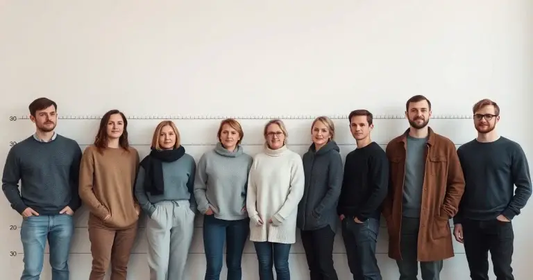 Keskipituus Suomessa 2026 – Miesten ja naisten pituudet