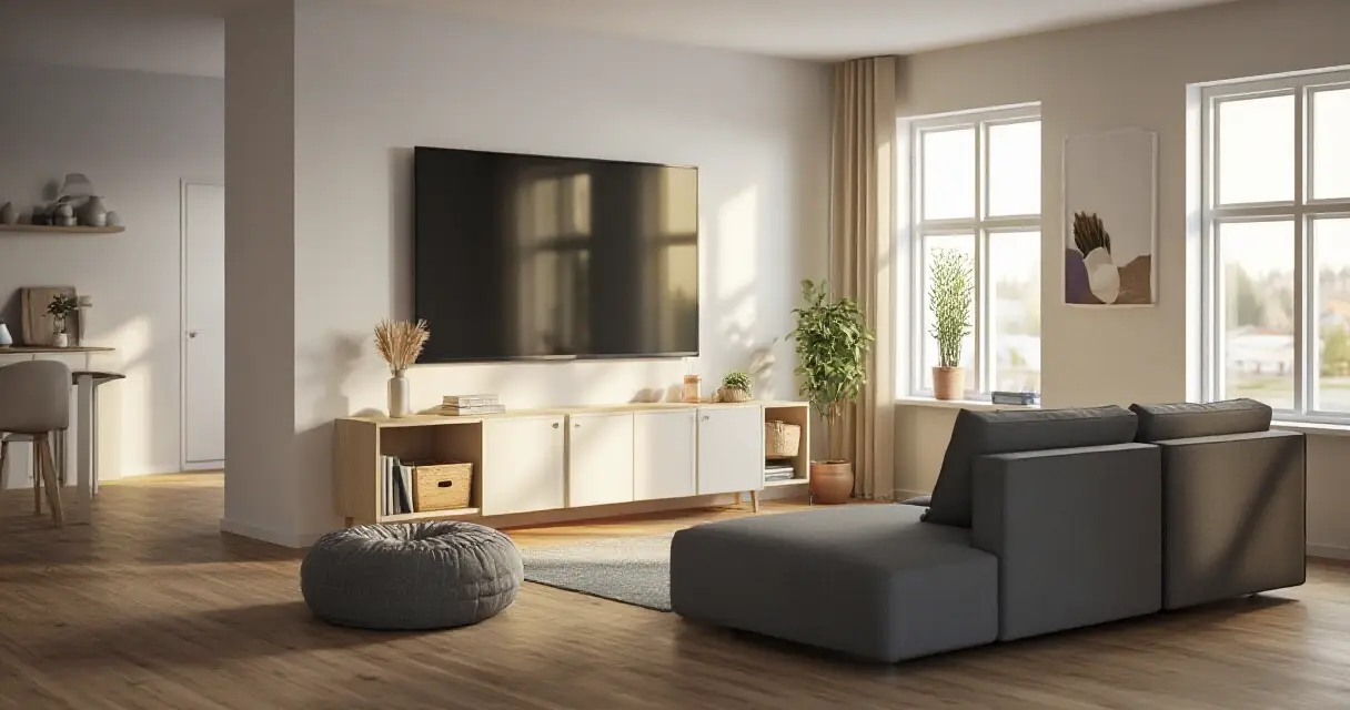 TV:n katseluetäisyys – oikea 4K-television koko olohuoneeseen