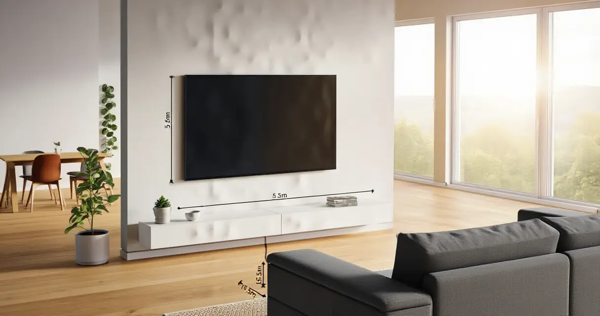 Kuinka suuri 4K televisio 250 cm katseluetäisyydelle – oikea koko 2026